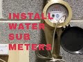 Wireless Water Sub Meters