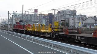 SRCとDD51PPロンチキ工臨の離合&DD51単機返却を撮影(R1.7.5)