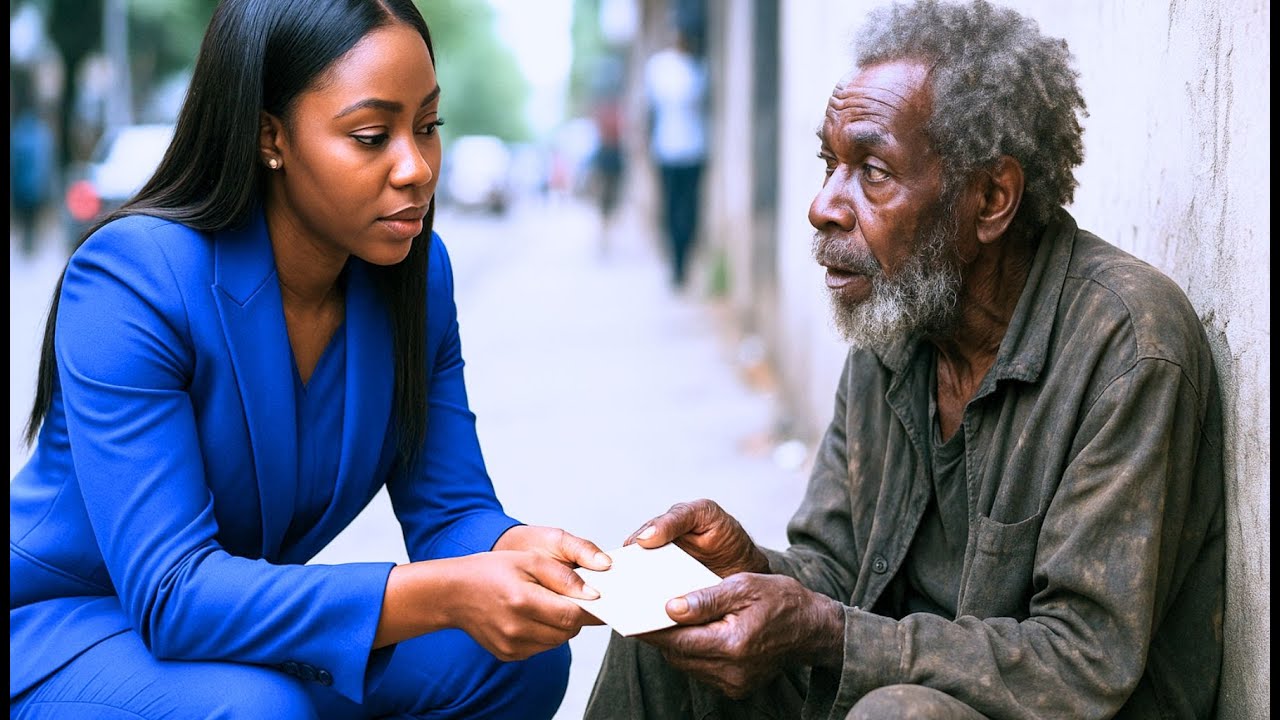 Une milliardaire aide un mendiant dans la rue… sans savoir que c’était son père