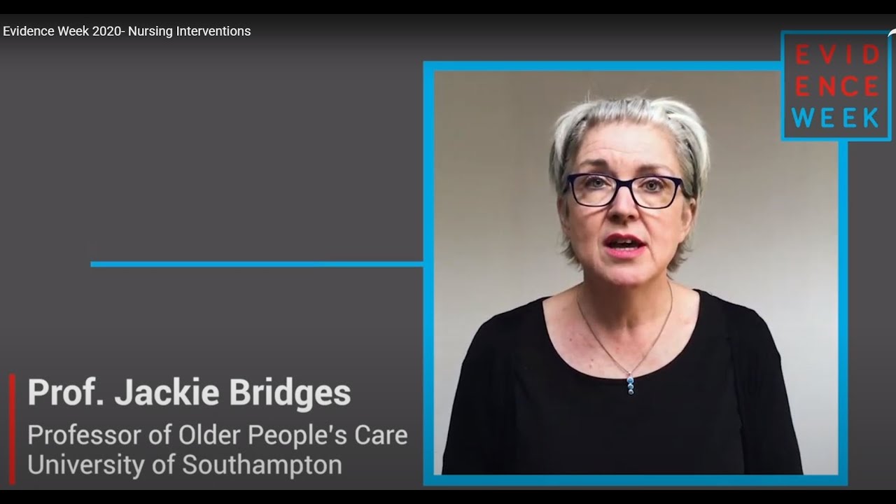 Evidence Week Evidence Week 2020- Nursing Interventions - YouTube