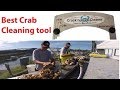 Catching giant Crab on the Oregon coast - Best tool for cleaning a crab