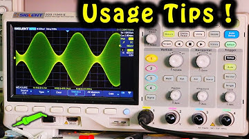 🔴 Siglent Oscilloscope Usage Tips - SDS1104X-E - No.824