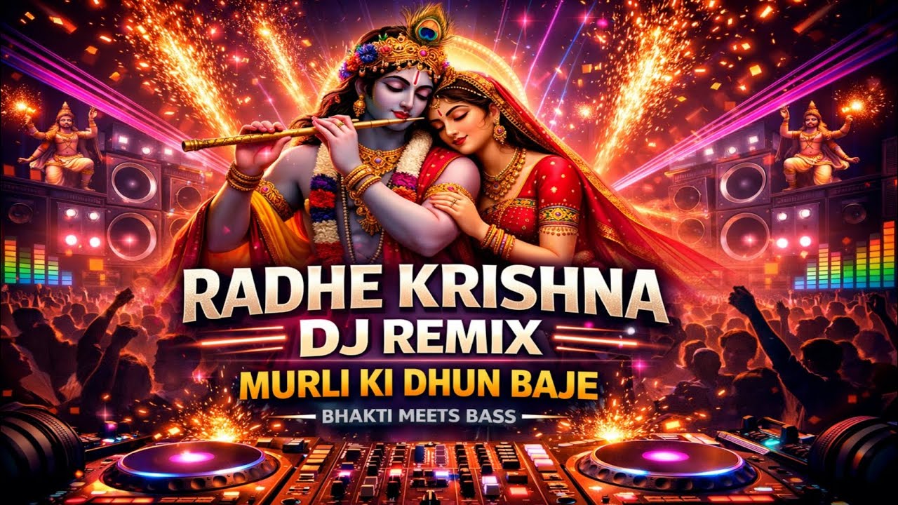 Radhe Krishna DJ Remix | Murli Ki Dhun Baje | Bhakti Meets Bass