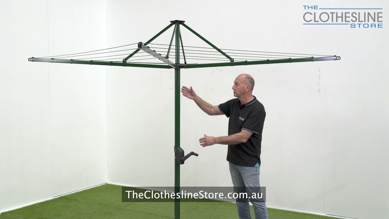 Product Review Daytek M52 Folding Rotary Hoist Clothesline YouTube Product Review Daytek M52 Folding Rotary Hoist Clothesline YouTube