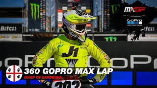 360 GoPro MAX Lap with Alberto FORATO - MXGP of Sardegna 2021 #motocross screenshot 4