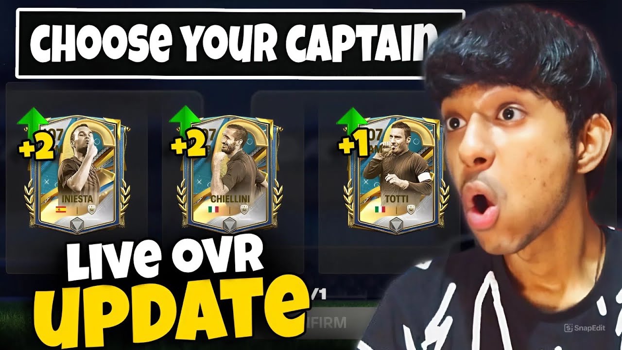 Iniesta 111 OVR?? 😱 Captain Event OVR Leak Totti & Chiellini || In Hindi 