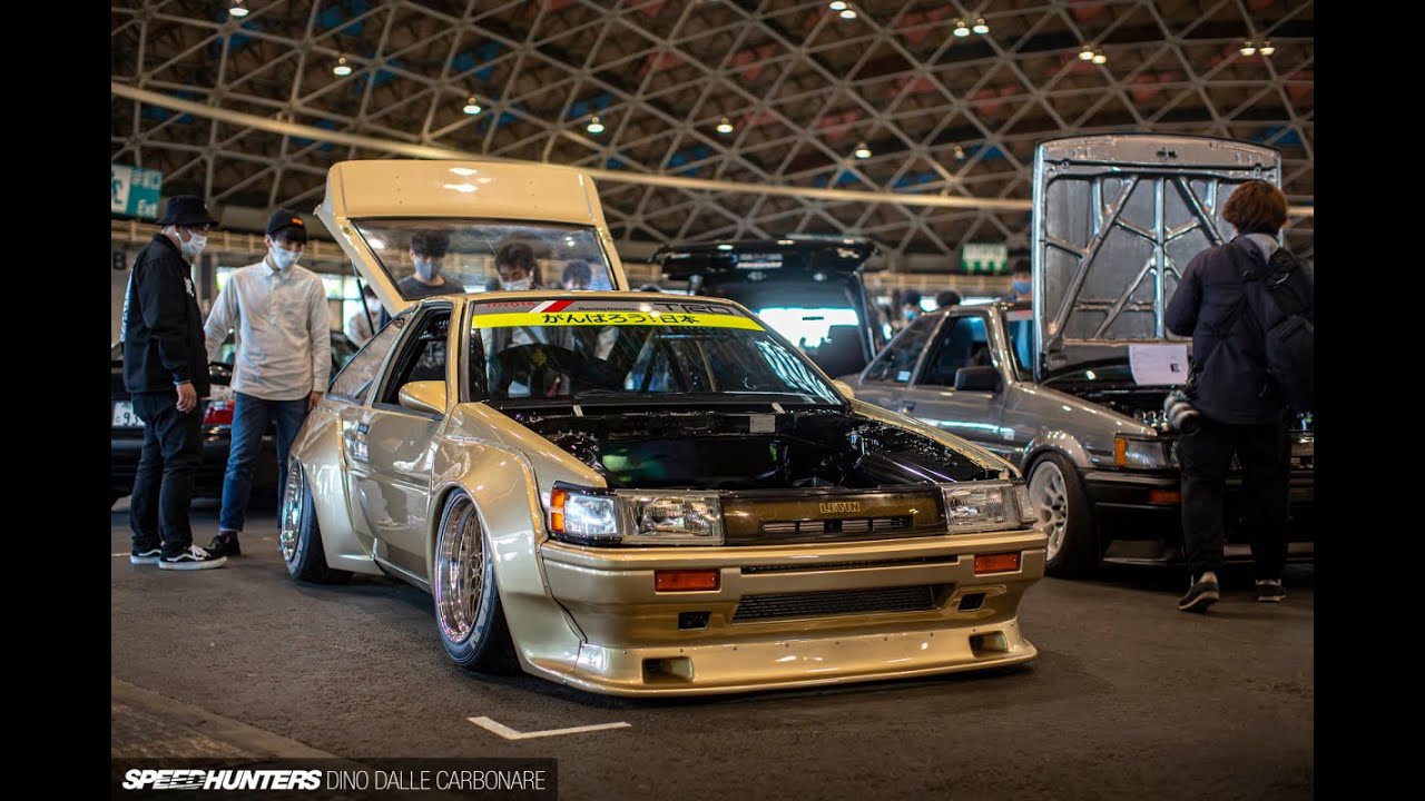 MidEngine Toyota Corolla Levin Hachiroku AE86 on SSR Formula Mesh at WEKFEST 2021 TRD Kei Miura
