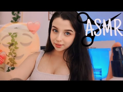 ASMR : A FILHA DO BARBEIRO CORTA SEU CABELO ✂️💕
