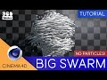 Cinema 4D Big Swarm Tutorial (No Particles)