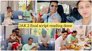 Final script reading of JAK2 / Barsha Rani Bishaya / Bhaskar Boruah / home / upcoming movie
