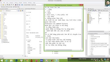 Tự học Matlab  Chương 1  Giới thiệu chung  Các phép toán đơn giản