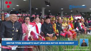 Senyum Titiek Soeharto Tersipu Malu saat Upacara HUT ke-80 RI Istana, Gerak-gerik Didit Disorot