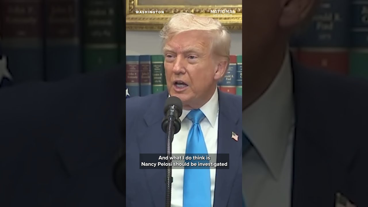 President Trump Wants Nancy Pelosi Investigated For Stock Trading
