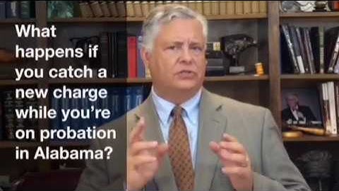 What happens if I get a new charge while on probation in Alabama?
