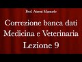 Correzione banca dati di medicina e veterinaria  lezione 9  manueleatzeni iscriviti