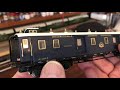 Unboxing Trix 23219 Simplon Orient Express and test run with Trix 22913 Est Express Loc