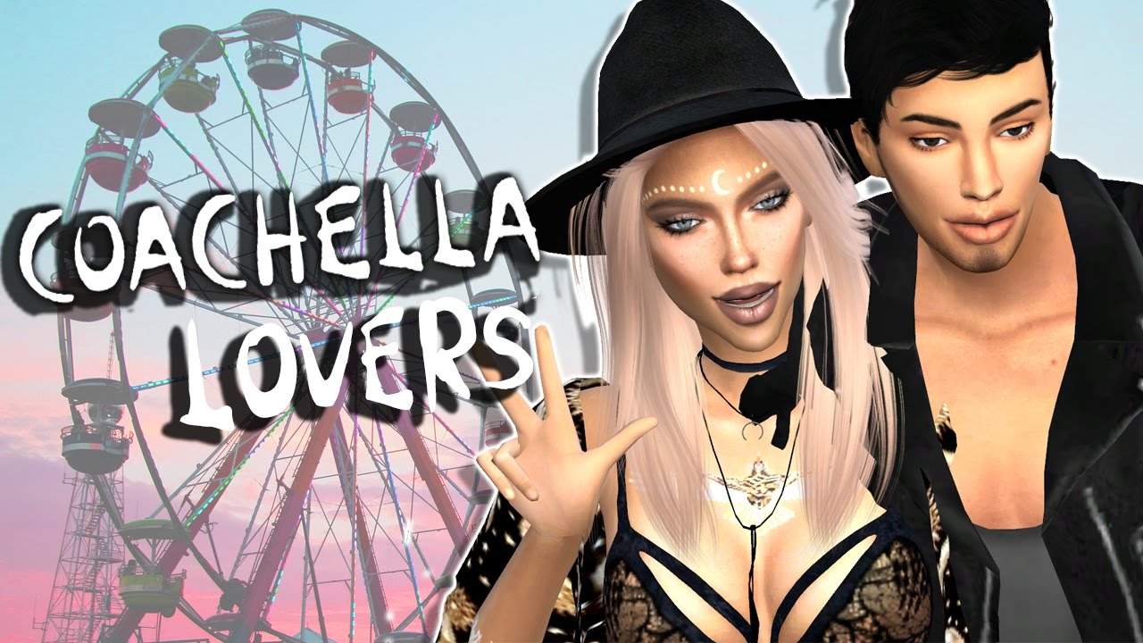 The Sims 4: Create A Sim - Coachella Lovers + CC List ↓ - YouTube