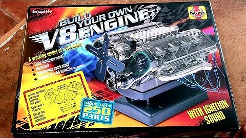 HAYNES V8 ENGINE - A WORKING MODEL OF A CAR ENGINE