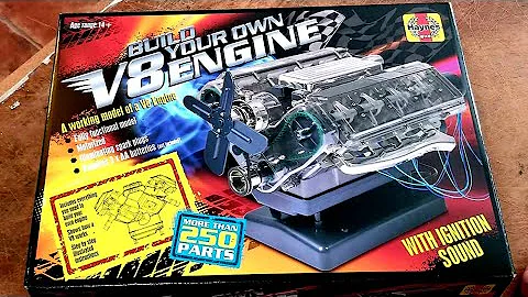 HAYNES V8 ENGINE - A WORKING MODEL OF A CAR ENGINE