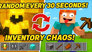 "Minecraft, But My Inventory Changes Every 30 Seconds!"
