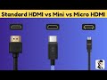 違いは何？標準HDMI vs ミニHDMI vs マイクロHDMI