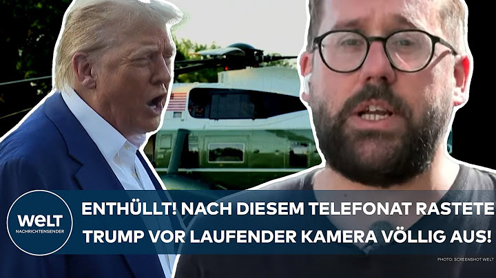 NAHOST: Enthüllt! Nach diesem Telefonat rastete Donald Trump vor laufender Kamera völlig aus!
