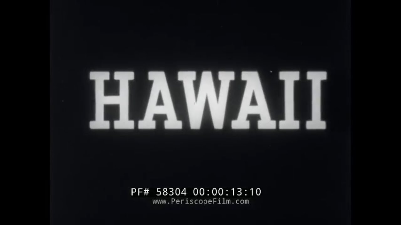 1940s HONOLULU HAWAII   WAIKIKI BEACH  SURFING  CASTLE FILMS TRAVELOGUE 58304