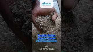 Double Roller Magnetic Separator for Removing Stones from Vermiculite | Aanal Magnetics