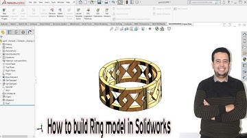 How to build Ring model in solidworks