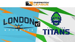 @Spitfire vs @vancouvertitans  | Countdown Cup Qualifiers | Week 3 Day 3 — West