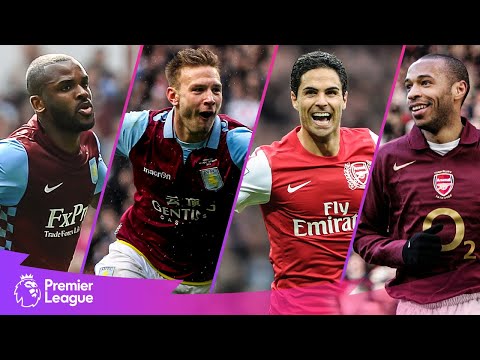 Aston Villa vs Arsenal | Classic Premier League Goals | Bent, Arteta, Henry