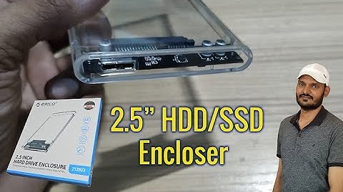 How to convert internal HDD/SSD to external Hard disk - Orico transparent encloser Unboxing