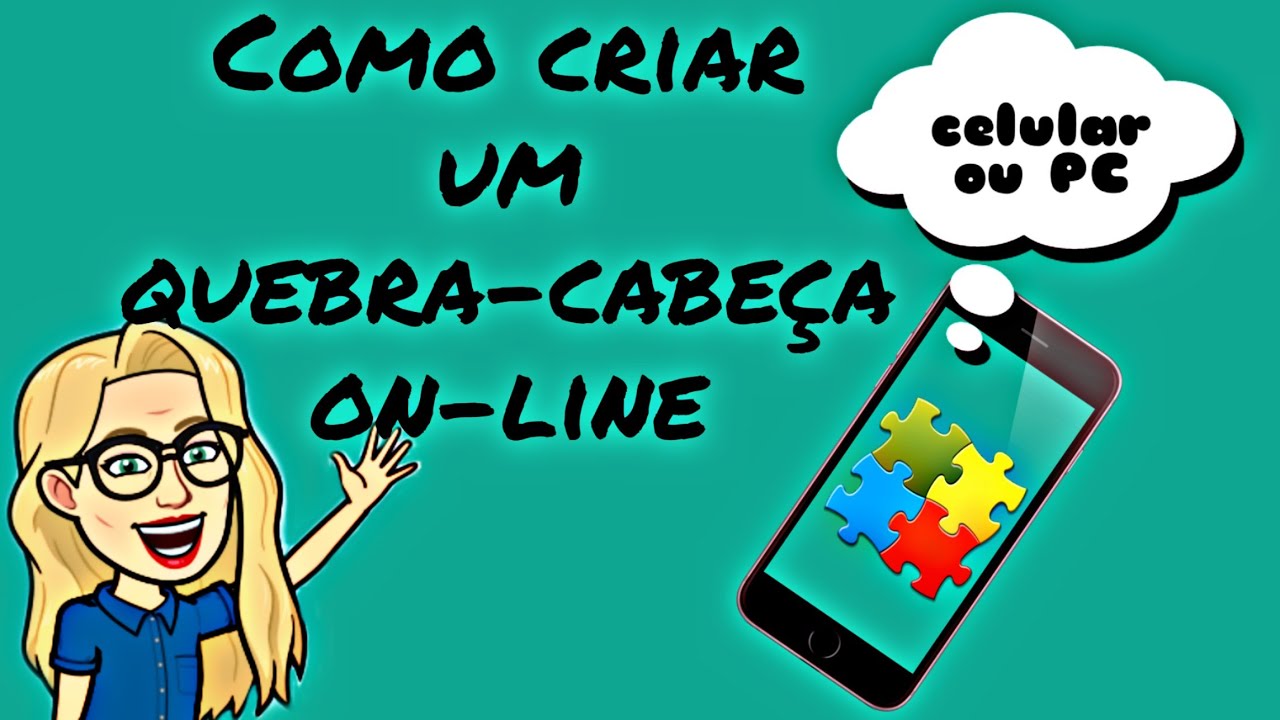 Como CRIAR um QUEBRA CABEÇA online - Rápido, Fácil e Gratuito