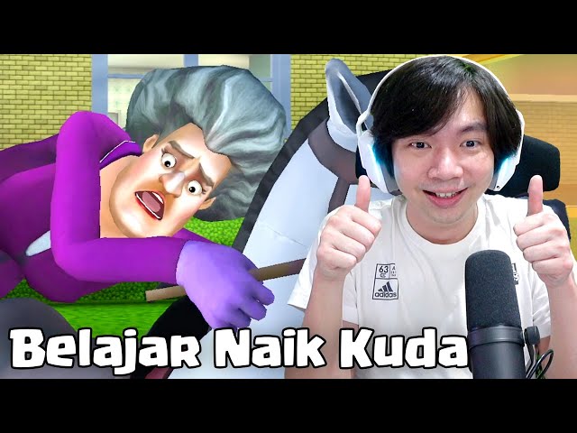 Ngakak Jatuh Dari Kuda - Scary Teacher 3D Indonesia class=