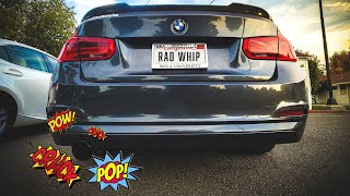 How to get POPS and CRACKS on a MUFFLER DELETE - BMW F30
