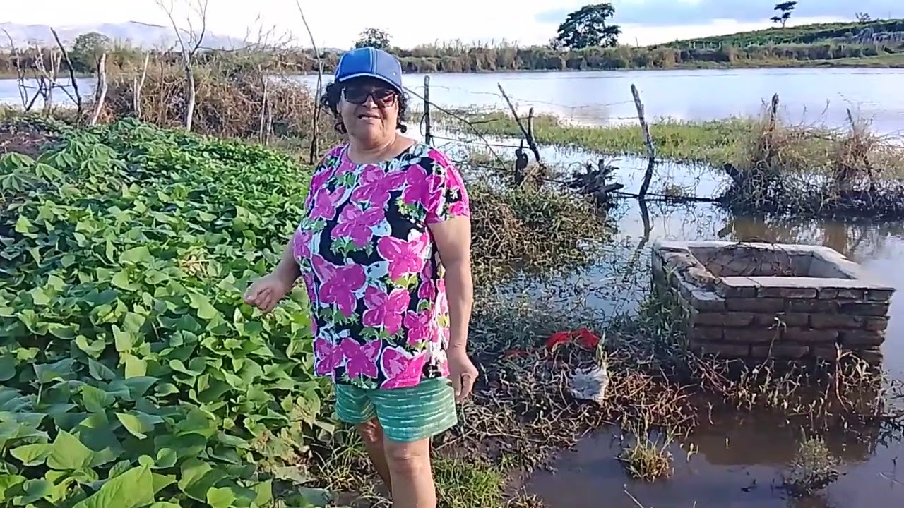 Vem com nós os Barreiros tudo cheio  da chuva de ontem que maravilha com as bênçãos de Deus 