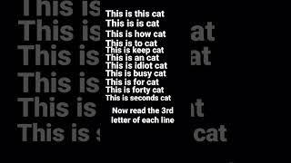 this is how to keep an idiot busy for forty seconds