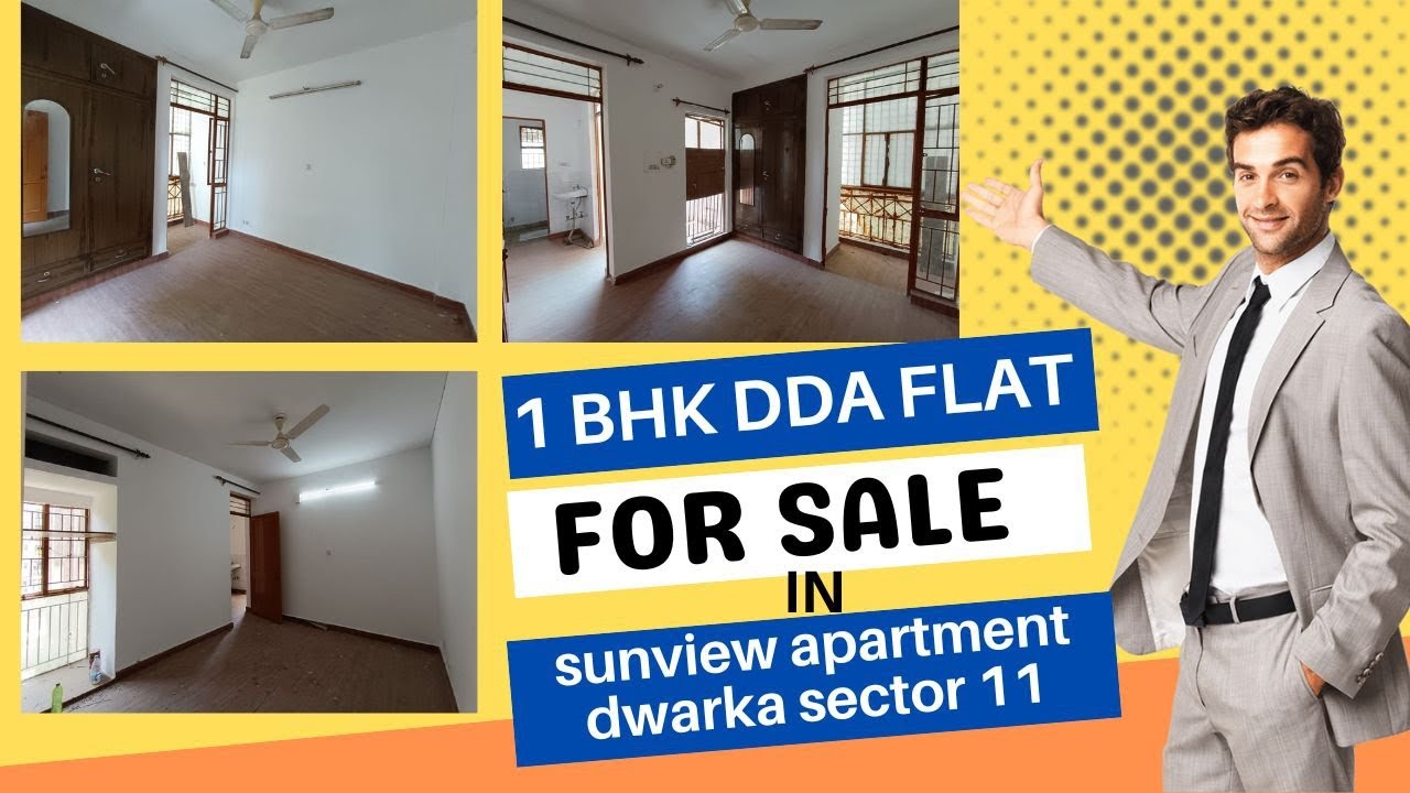 1 BHK DDA Flat for sale in Sunview Apartment Dwarka sector 11.Ready to Move Flat Free Hold Property.