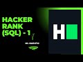 Hackerrank (easy) SQL - Problem 1