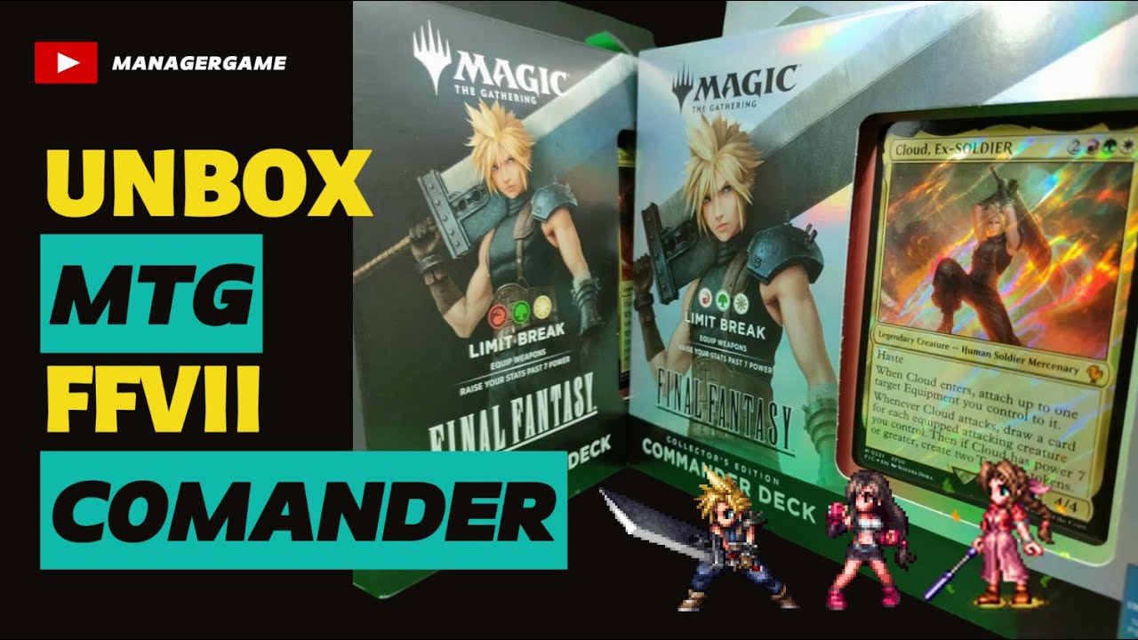 Ffvii Commander ผจญภัยใน Midgar! เปิดกล่อง Commander Deck FFVII – Magic: The Gathering ...