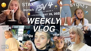 WEEKLY VLOG | I'M IN SYDNEY! | STAX PSV4 | NEW HAIR | LASHES & BROWS | INFLUENCERS | Conagh Kathleen