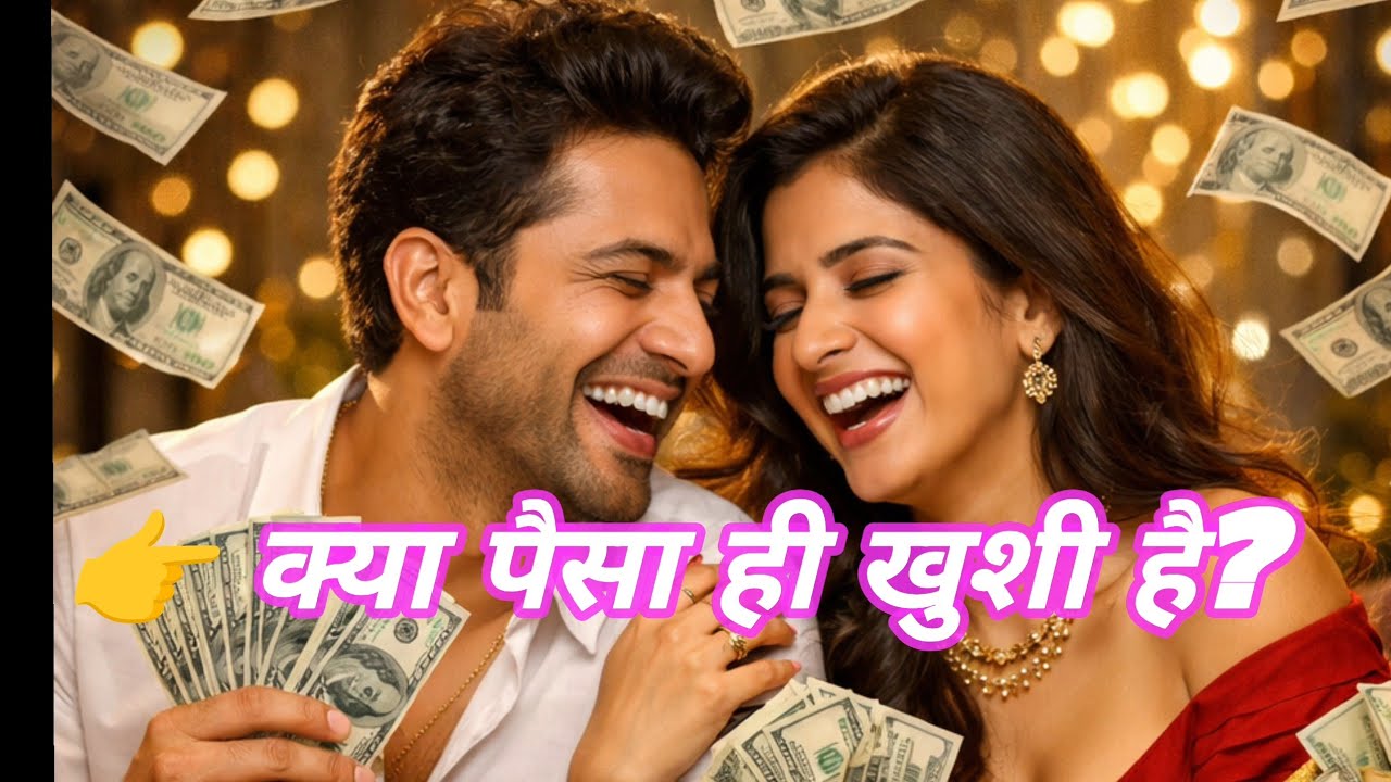 क्या पैसे से खुशी मिलती है? सच्चाई जानिए 😳#youtubevideo #MoneyVsHappiness #paisaaursukh  