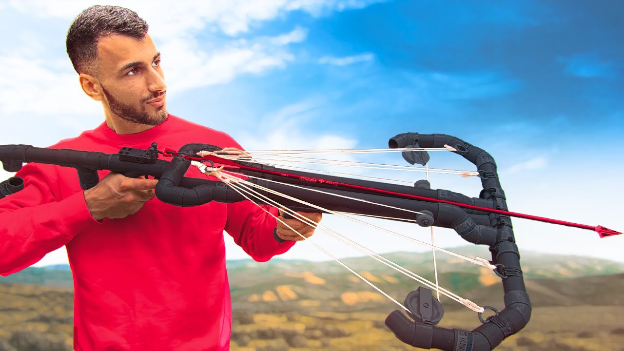 Je Fabrique une arbalète en PVC