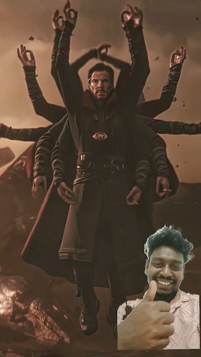 avengers infinity war dr.streng vs Thanos best fighting sence #marvel #edit #drstrange #shorts