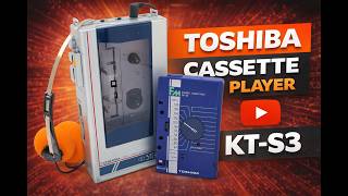 Testing the Toshiba Cassette Player KT-S3 for Ultimate Throwback Vibes #toshibakt-s3 #toshiba