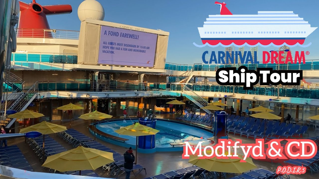 tour of carnival dream ship