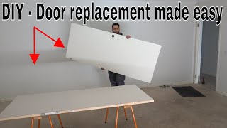 How to replace a door fast and easy