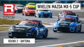 Mazda MX-5 Cup 2024 | Round 2 - Daytona Road Course | Race Highlights