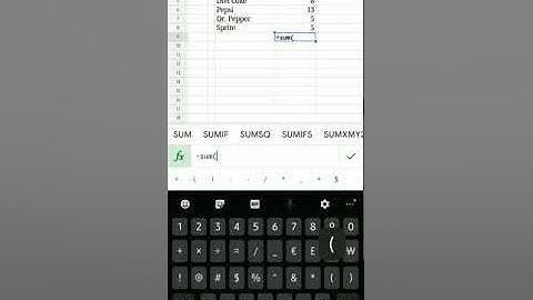 How to Create a Frequency Distribution for Qualitative Variables Using Google Sheets Mobile App