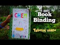 Book binding tutorial easy book binding crafty clues recycle